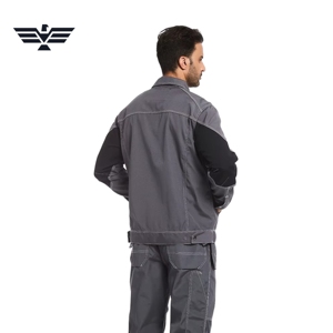 Ensemble de vêtements de travail industriels unisexes, combinaison de travail résistante, coton, mécanicien, construction, confortable - Product Image 4