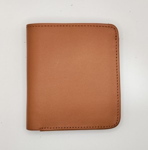 Porte-cartes court tendance pour homme en cuir véritable de qualité supérieure, durable, avec protection RFID, fabriqué en usine OEM, polyester 2026 - Product Image 1