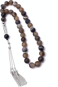 Tasbih Islámico de Cuerno de Alta Calidad a Precio Económico, Duradero, Elegante, con Tacto Real, Hecho a Mano para Hombres y Mujeres, para Meditación y Dhikr - Product Image 5