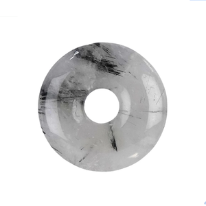 Natural Crystal Donuts Tourmaline quartz Crystal Stone Donut Gemstone Stone Crystal Reiki Gemstones Healing Donuts Agate - Product Image 1