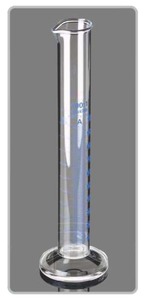 Cylindre gradué en verre avec bec verseur et base hexagonale, cylindre gradué en verre de laboratoire, Radical OEM Laboratory - Product Image 6