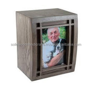 Nouveau design d'urnes de crémation en bois pour adultes urnes funéraires urnes funéraires taille personnalisée fournitures funéraires - Product Image 3