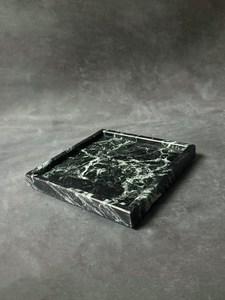 ถาดเสิร์ฟหินอ่อนลายม้าลายสีดำทรงสี่เหลี่ยม ดีไซน์ทันสมัย ตกแต่งบ้านหรูหรา - Product Image 4