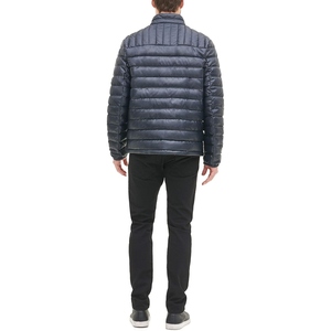 <b>Men</b>’s Winter Puffer Jacket Leather Look <b>Hooded</b> <b>Coat</b> <b>Fur</b> Trim Warm Quilted Jacket Casual Outdoor Fashion OEM Private Label - Product Image 5
