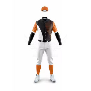 Men's White Baseball Pants Orange Socks White Cleats Regular Fit <b>Button</b> Fly Solid Color 100% Polyester Anti-Bacterial All - Product Image 3