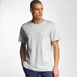 T-shirts décontractés d'été pour hommes en coton, avec impression silicone personnalisée sur le devant, séchage rapide, anti-rétrécissement, respirants, vente en gros - Product Image 5