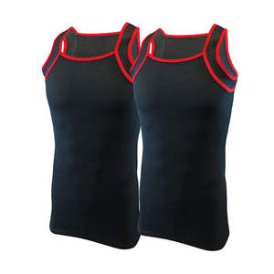 เสื้อกล้ามรัดรูปพรีเมียมสำหรับผู้ชาย ระบายอากาศได้ดี แห้งเร็ว ผลิตจากผ้าสแปนเด็กซ์/โพลีเอสเตอร์ เหมาะสำหรับออกกำลังกาย ฟิตเนส และกิจกรรมกีฬา - Product Image 3