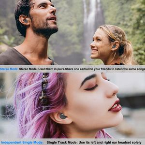 Auricolari Wireless TWS IPX4 Touch 5.0 con Portata di Trasmissione di 10 Metri, Cuffie In-Ear Stereo con Cancellazione del Rumore per Tutti i Dispositivi - Product Image 5