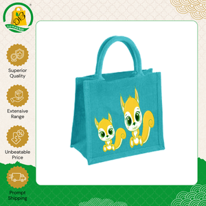 Fabricante Mayorista que Vende Bolsas de Yute de Primera Calidad para Uso Diario de Mujeres, Bolsas de Compras, Bolsas de Yute con Estampado de Moda en Venta - Product Image 5