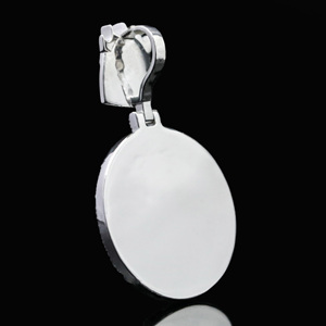 Colgante GIM Iced de dibujos animados, chapado en plata, aleación con diamantes de imitación, temática Hip Hop, amuleto unisex, regalo - Product Image 2