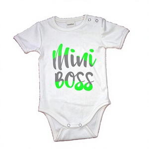 Rompers para Bebé de Algodón Orgánico Ecológico Sin Teñir, Suaves y Transpirables, para Recién Nacidos, con Logotipo Personalizado, OEM, Venta al Por Mayor - Product Image 1