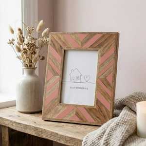 Auremont Signature <b>Resin</b> Frame Premium Handmade Abstract Inlay Picture Display with Artistic Monochrome Pattern, Custom - Product Image 2