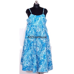 Vestido Maxi ajustado de algodón de verano para mujer antiestático Floral Halter hombro Casual fiesta Sexy cintura Natural estilo de noche - Product Image 1