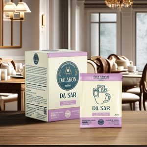 Café moulu traditionnel Arabica torréfié clair, goût acide, sac premium, spécialité vietnamienne, café filtre Dalakon Da Sar - Product Image 1