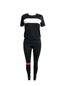 ชุดวอร์ม2ชิ้นสำหรับผู้หญิงชุดออกกำลังกายแขนยาวผ้าฝ้ายระบายอากาศได้ดีชุดวอร์มสำหรับผู้หญิง2023 - Product Image 4