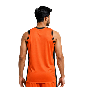 Maillot de basket sans manches respirant pour l'entraînement, maillot de basket pour homme, vêtements de sport, débardeur de basket de haute qualité - Product Image 5