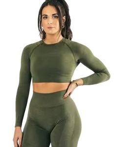 Conjunto de yoga para mujer Transpirable de secado rápido Tallas grandes para mujer Fitness Yoga Conjuntos de 2 piezas para damas - Product Image 1