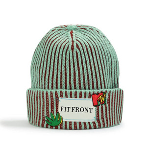 100% Wool Beanie Hat with Embroidery Customizable Label Unisex Street Style <b>Winter</b> <b>Cap</b> Stylish Warm Breathable & Waterproof - Product Image 1