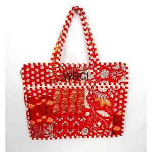 Laptop <b>Bag</b> for Women Traveling Red White Striped Canvas Laptop <b>Bag</b> Shoulder Carry Large Capacity Casual Style - Product Image 3