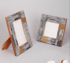 Multicolor Resin Mosaic <b>Photo</b> <b>Frame</b> Abstract Pattern Handmade Picture <b>Frame</b> Desktop Home Decor Tabletop Rectangle Portrait - Product Image 6