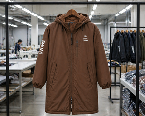 Adult Swim Parka <b>Waterproof</b> Windproof Hooded <b>Changing</b> <b>Robe</b> with Fleece Lining for Swimming Surfing Beach Outdoor Sports Wear - Product Image 6