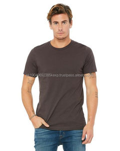 Custom 100% Cotton Plain Slim Fit Fashion <b>Blank</b> T-Shirts ODM Supply Made From <b>Canvas</b> Fabric - Product Image 5