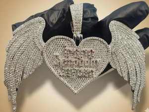 Colgante de Plata de Ley 925 con Diseño de Corazón y Alas, Totalmente Cubierto de Diamantes Moissanite VVS, Joyería de Moda para Raperos - Product Image 4