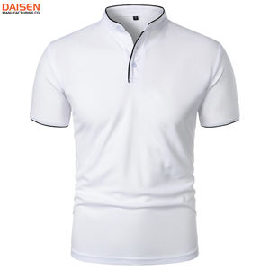 Polo pour homme 100% coton, manches courtes, patte de boutonnage, coupe ajustée décontractée, t-shirt uni, vente en gros, OEM, vêtements personnalisés avec logo - Product Image 4