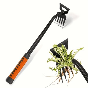Outils de jardin contemporains en métal pour creuser, planter et cultiver - Product Image 1