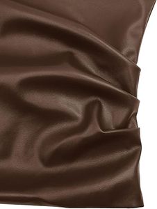 <b>Women</b> PU <b>Leather</b> Tank <b>Top</b> Manufacturer OEM ODM Custom Apparel Export Quality - Product Image 4