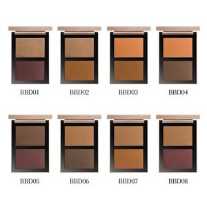 Poudre Bronzante Double Contour Minérale Imperméable Haute Pigmentation, Compacte et Modulable pour Sculpter les Os des Joues et la Ligne du Menton - Product Image 1