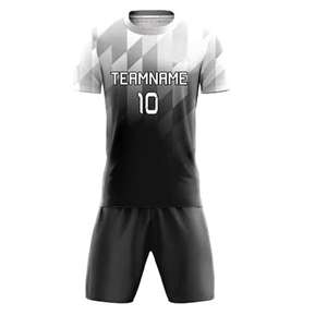 Maillot de football d'équipe OEM EDM, dernières créations, ensemble de vêtements de football pour jeunes, 100 % polyester, uniformes de football personnalisés - Product Image 3