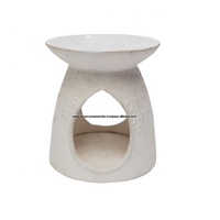 Diffuseur d'arômes en céramique blanche moderne de haute qualité, multi-tailles, lampe aromatique, brûleur d'huiles essentielles pour bougies chauffe-plat, toutes saisons
