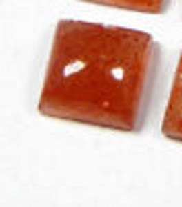 Cabochon carré en pierre de soleil rouge naturelle, dos plat, pierre précieuse en vrac de qualité, tailles personnalisées, certifié par une tierce partie - Product Image 2