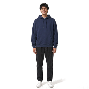 Sudadera con Capucha Personalizada para Hombre, de Algodón Grueso y Felpa, Estilo Urbano Holgado, con Construcción Premium para Marcas de Ropa - Product Image 1