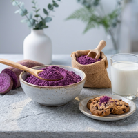 Farine de Patate Douce Violette Naturelle Ube Lyophilisée Qualité Alimentaire Ingrédient Premium en Contenant Plastique pour Gâteaux et Desserts 1kg