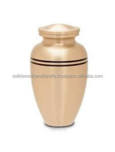 Urnas decorativas de latón para adultos, urnas hechas a mano para urnas funerarias masculinas y femeninas, urnas funerarias de alta calidad - Product Image 3