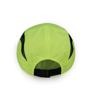 หมวกแก๊ปแบบ Snapback 6 แผง สีเขียวมะนาวล้วน ตาข่ายระบายอากาศ เหมาะสำหรับกิจกรรมกลางแจ้ง สวมใส่สบาย ปรับขนาดได้ สำหรับผู้ใหญ่ ใส่ได้ทั้งฤดูใบไม้ผลิและฤดูร้อน - Product Image 5
