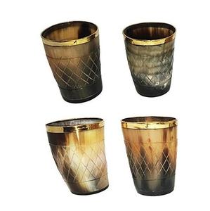 Verres en corne, tasses en corne d'animal, produits en corne de buffle, articles en corne faits à la main, articles en corne uniques, accessoires en corne naturelle - Product Image 4