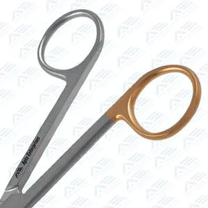 กรรไกรแพทย์แบบตรง Mayo สำหรับการผ่าตัด ผลิตจากเหล็กและโลหะที่ทนทาน มีสี - Product Image 4