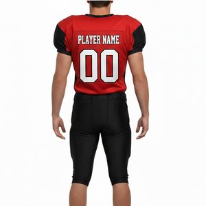 Custom Wholesale Sublimated American Football Uniform Jersey Pants <b>Set</b> Sports Wear Practice Wear With Low MOQ - Product Image 3