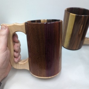 UNIQUE WOODEN BAMBOO HANDLE Wooden Coffee <b>Mug</b> Cup Office Home Business Gift Wholesale Cup <b>Mug</b> for Christmas - Product Image 6