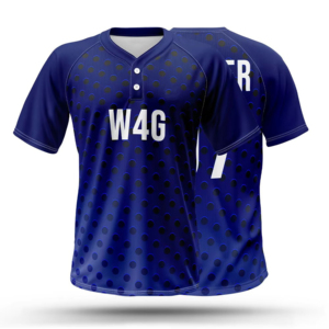 Camiseta de Béisbol Unisex de Manga Corta con Estampado Sublimado, Antibacteriana, que Absorbe la Humedad, Mezcla de Poliéster/Algodón, Corte Regular para Adultos - Product Image 1