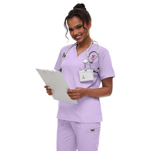 Tenue médicale légère unisexe Solid Trader avec plusieurs poches pour les professionnels de la santé – Confort quotidien, uniforme d'hôpital - Product Image 3