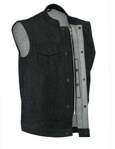 Gilet de moto en jean pour homme Wick - Product Image 4