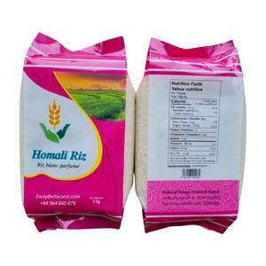 Riz Blanc Parfumé Homali KDM 5KG 10KG en Sac en Papier BOPP – Spécialités de Haute Qualité du Vietnam – Meilleur Prix pour la Vente en Gros - Product Image 1