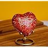 Handmade Ceramic Heart Pet Urn Durable Memorial <b>Casket</b> <b>for</b> Pets - Product Image 2