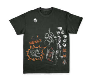 Camiseta Corta de Cuello Redondo con Estampado de Alta Calidad YITE para Hombre, Personalizada, 100% Algodón, Gruesa, con Diseño Gráfico, Talla Grande - Product Image 2