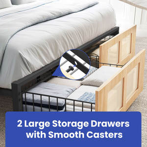 Meubles de chambre à coucher Lit plateforme confortable - Product Image 6