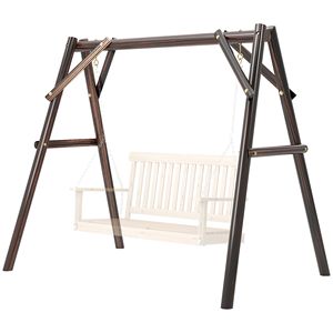 Supporto a telaio ad A per sedia sospesa da 660 libbre, per altalene da patio, per pittura fai da te, solo per patio e giardino, telaio per altalena da portico da 660 libbre - Product Image 1